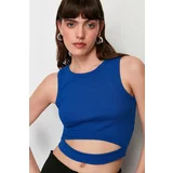 Trendyol Saks Cut Out Detailed Crew Neck Knitted Undershirt