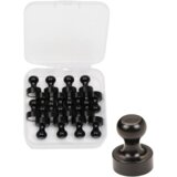 INF 16 paketov magnetnih potisnih žebljičkov, večnamenskih močnih magnetnih žebljičkov za palec Black, (21545304) | Shoptok.si