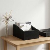  Kutija za LP ploče Crni hrast 23 x 33 x 16 cm Konstruirano drvo | shoptok.hr