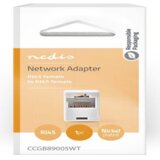 Nedis CCGB89005WT network coupler, CAT5, unshielded, RJ45 female, straight, abs Cene'.'