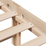 vidaXL Posteljni okvir brez vzmetnice 90x200 cm trdna borovina | Shoptok.si