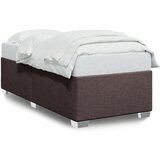 vidaXL Posteljni okvir temno rjav 90x190 cm blago Cene