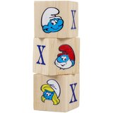 Duvo igračka za glodare - Drvene kockice The Smurfs, 18 komada