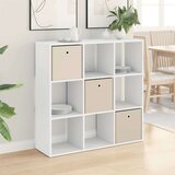  Strani šal s predalom Bela 102 x 31 x 99,5 cm, (5000233850) | Shoptok.si