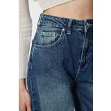Trendyol Dark Blue High Waist Extra Wide Leg Palazzo Jeans | Eponuda.ba
