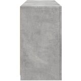  Komoda s LED svjetlima siva boja betona 123x37x67 cm | Eponuda.ba
