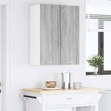 Viseći ormarić 2 pcs Siva Sonoma i bijela 30 x 31 x 80 cm | Eponuda.com