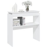  Konzolni stol bijeli 80 x 30 x 80 cm od konstruiranog drva | shoptok.hr