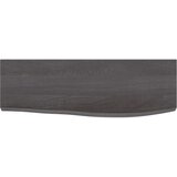  Polica tamnosiva 60 x 20 x 4 cm od obrađene hrastovine | shoptok.hr