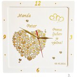  Personalizirani sat za 50. godišnjicu braka – poklon za zlatni pir - 2. 17012 | shoptok.hr