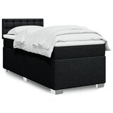The Living Store Box spring postelja z vzmetnico črn 90x190 cm blago - Box Spring Postelja, (21512377) | Shoptok.si