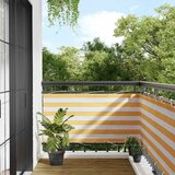Balkonska pregrada žuto-bijele pruge 75x1000 cm - Žuta i bijela 75 x 1000 cm 1 Cijene