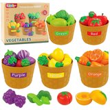  Fruit and Vegetable Sorting Educational Set for Cutting 34 pcs. | Shoptok.si