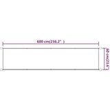  Vertikalna markiza terakota 60x600 cm tkanina oxford, (20703447) | Shoptok.si