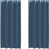 vidaXL Voile zavese z vponkami 2 kosa kraljevsko modra, (21827046) | Shoptok.si