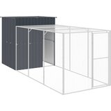  Kavez za kokoši s igralištem antracit 165x455x181 cm čelični | Eponuda.com