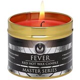 Master Series Fever - parafinska svijeća za tijelo - crvena (120g) | shoptok.hr