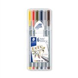 Flomasteri Staedtler Fineliner Triplus Boho, 0,3 mm, 6 komada | shoptok.hr