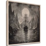  Slika na lesu - Drakkar pod luno | Shoptok.si