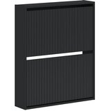  Ormar za cipele na zidu ARNHEM 71 x 17 x 86 cm Crna - Crna | shoptok.hr