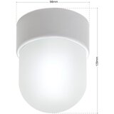Orion plafonsko svetlo ostia 1xE27/40W/230V prečnik 9,8 cm bela | Eponuda.com