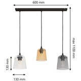  Luster na sajli LUCEA 3xE27/15W/230V | Eponuda.com