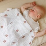 BabyOno Tetra pelene Muslin Ruže, roza | shoptok.hr