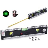  Multifunkcijska laserska vodna tehtnica 31cm z tračnim metrom 150cm osvetljena | Shoptok.si