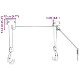 vidaXL Dvigalo za kolo s stropno montažo 57 kg | Shoptok.si