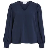 Vila Topi & Bluze Top Gaja L/S - Navy Blazer Modra