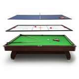 THUNDER Biljardna miza večnamenska igralna miza – biljard, air hockey, namizni tenis ® BROWN 8FT, (5000093380) | Shoptok.si
