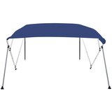 vidaXL tenda bimini s 4 luka plava 243 x 196 x 137 cm | shoptok.hr