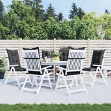  Jastuci za stolice 6 kom prošarano antracit 120x50x7 cm tkanina | Eponuda.com