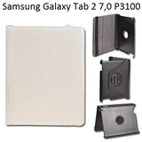 Vrtljivi ovitek / etui / zaščita za Samsung Galaxy Tab 2 7.0 P3100 - beli