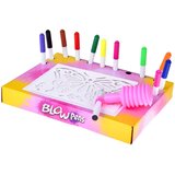  Airbrush set za crtanje s pumpicom, 12 markera i 8 šablona, bajkoviti motivi | shoptok.hr