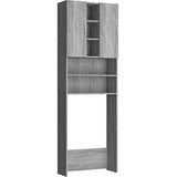  Ormarić za perilicu rublja boja hrasta sonome 64x25,5x190 cm Sivi hrast sonoma | Shoptok.si