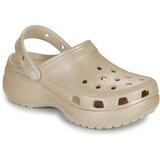 Crocs Cokli Classic Platform Glitter ClogW Pozlačena Cene