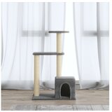 vidaXL Mačje drevo s praskalniki iz sisala svetlo sivo 71 cm | Shoptok.si