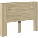  Krevetna ploča s LED-om s policom Sonoma 140 x 16,5 x 103,5 cm | shoptok.hr