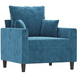  3-dijelni set sofa s jastucima plavi baršunasti | shoptok.hr