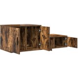  Nočne omarice Prekajena hrast Iverna plošča 118 x 41 x 40 cm, (22007981) | Shoptok.si
