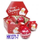 Moonlight novogodišnja kugla santa claus 7.5cm miks