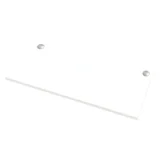 Tabela za nastavljivo mizo v beli višini 180x80cm, (21031831)