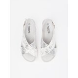 GOODIN White flat sandals | Shoptok.si