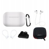 HURTEL SET SILIKONSKIH OVITEK ZA AIRPODS PRO2/PRO1 OVITEK IN ETUI BEL, (22006375) Cene