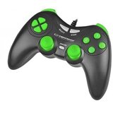 Game Pad ESPERANZA FIGHTER, vibration, PC, USB, black/green, EGG105KG | Eponuda.ba