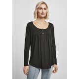 Urban Classics Women's Black Viscose Long Sleeve Button | Eponuda.ba