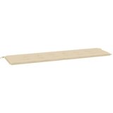  Jastuk za vrtnu klupu bež 180 x 50 x 3 cm od tkanine Oxford | shoptok.hr