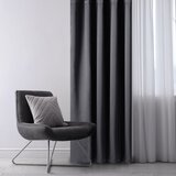 Restilo zasłona BLACKOUT kolor stalowy szarfa upinająca styl klasyczny taśma materiał blackout 140x300 | shoptok.hr