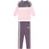 ADIDAS SPORTSWEAR Odjeća za vježbanje 'Tiberio 3-Stripes Colorblock' tamno ljubičasta / roza / bijela